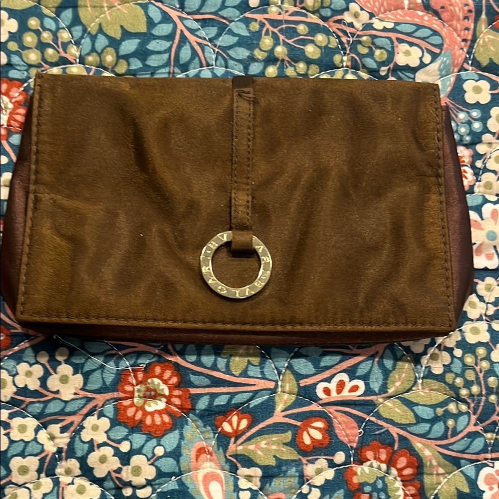 Bulgari Brown Clutch
